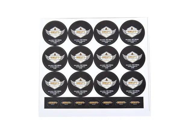 7cm Stickers with Logo print - Custom Stickers στην Ecocraft