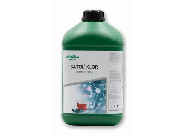 Υγρό Λευκαντικό με ενεργό Χλώριο Satol Klor 5kg - Απορρυπαντικά Πλυντηρίου Ρούχων στην Ecocraft