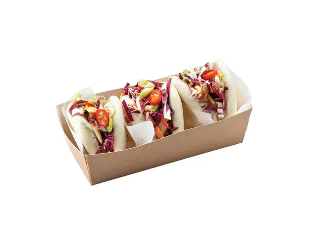 Χάρτινος Kraft Δίσκος - Σκαφάκι Standard 15,5x8x5cm - Κουτιά Φαγητού στην Ecocraft