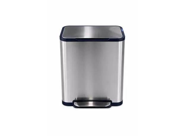 Stainless Steel Pedal Bin 40L with inner bin - Toiler Trash Can and Toilet Brush  στην Ecocraft