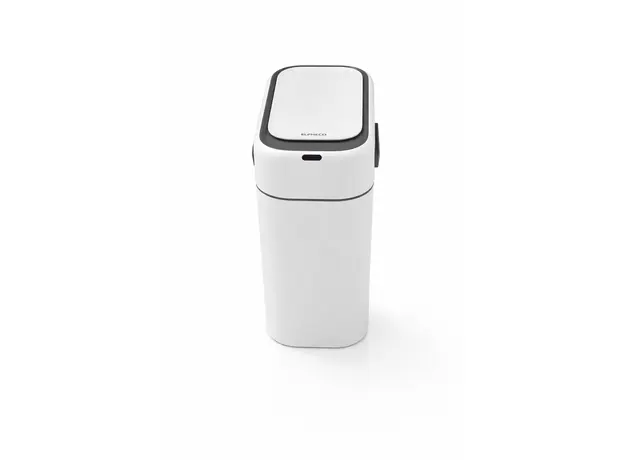 Plastic rectangle bin with sensor and safety lock 9LT - Toiler Trash Can and Toilet Brush  στην Ecocraft