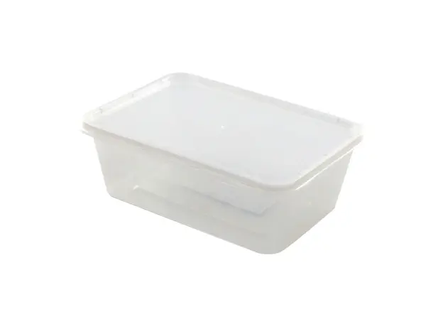 Cear Microwave Container 1000ml With Lid 100pcs