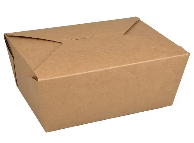 Κουτιά φαγητού Kraft Bio Box No4 100τμχ - Κουτιά Φαγητού στην Ecocraft