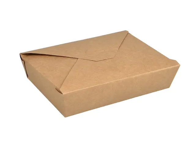 Κουτιά φαγητού Kraft Bio Box No2 100τμχ - Κουτιά Φαγητού στην Ecocraft