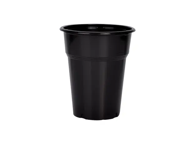 Black Plastic Cup 0.3L 50pcs - Plastic Cups στην Ecocraft