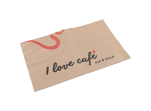 Σακουλάκια τροφίμων βεζιτάλ καφέ με εκτύπωση - Σακουλάκια Τροφίμων & Χαρτί Περιτυλίγματος Βεζιτάλ με Εκτύπωση  στην Ecocraft