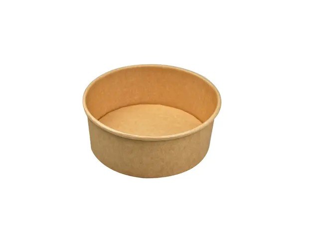 Round Craft Paper Bowl 500ml 100pcs - Food Boxes στην Ecocraft