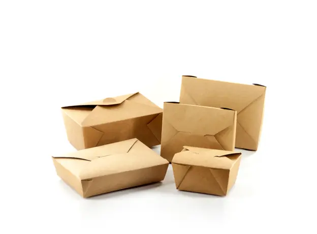 Κουτιά φαγητού Kraft Bio Box No2 100τμχ - Κουτιά Φαγητού στην Ecocraft