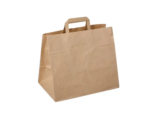 Χάρτινη Τσάντα Kraft με χεράκι 32x21x30cm - Χάρτινες Τσάντες στην Ecocraft