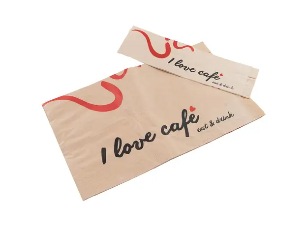 Σακουλάκια τροφίμων βεζιτάλ καφέ με εκτύπωση - Σακουλάκια Τροφίμων & Χαρτί Περιτυλίγματος Βεζιτάλ με Εκτύπωση  στην Ecocraft
