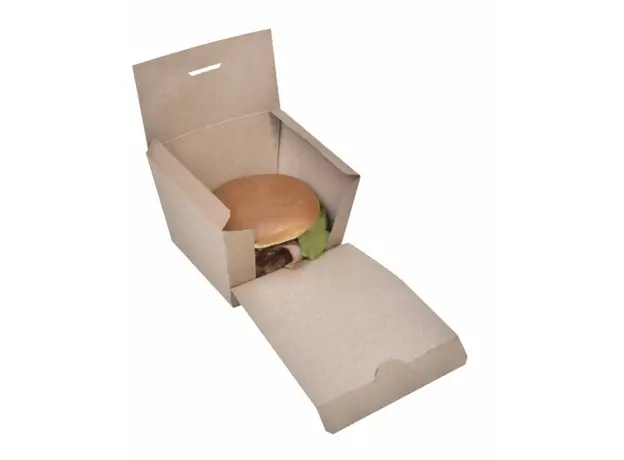 Kraft-White Paper Burger Box - Food Boxes στην Ecocraft