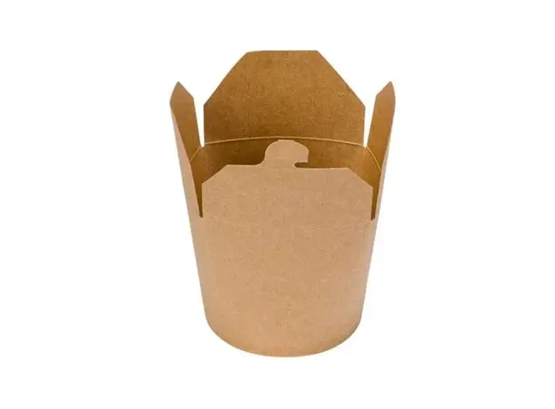 Χάρτινο κουτί Noodles Kraft 16oz 50τμχ - Κουτιά Φαγητού στην Ecocraft