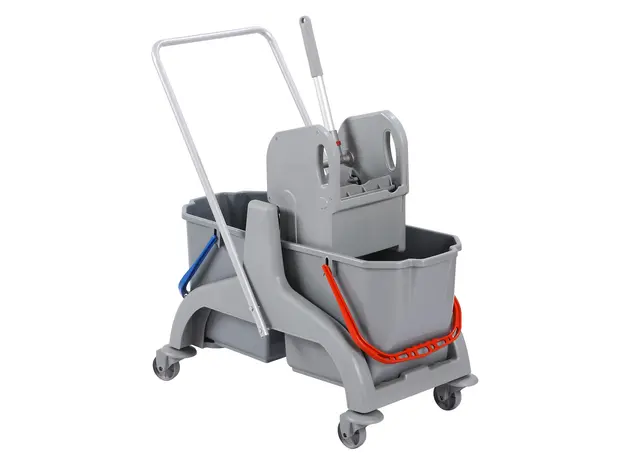 Καρότσι πλαστικό διπλό κομπλέ - Καρότσια Σφουγγαρίσματος στην Ecocraft