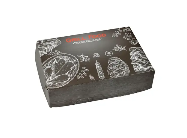 Black Kraft Food Boxes - Food Boxes στην Ecocraft