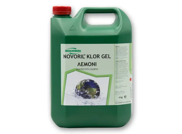 Παχύρρευστη χλωρίνη Novoril Klor Gel 4kg - Απολυμαντικά Επιφανειών στην Ecocraft