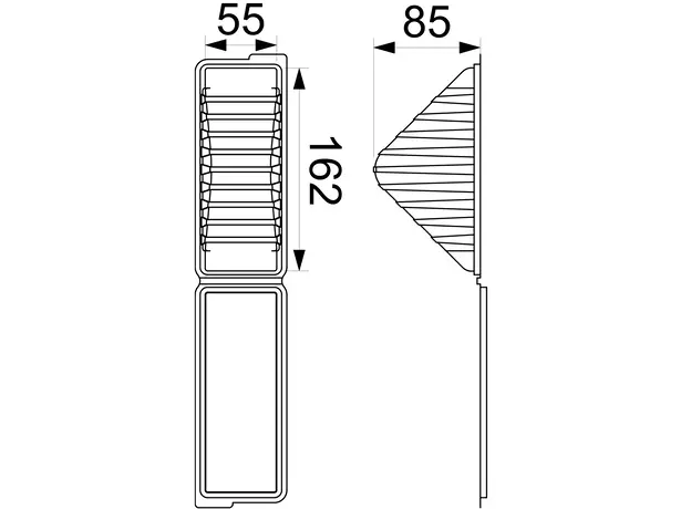 Τρίγωνο πλαστικό κουτί Τοστ 600τμχ - Σκεύη Φαγητού - Σαλάτας στην Ecocraft