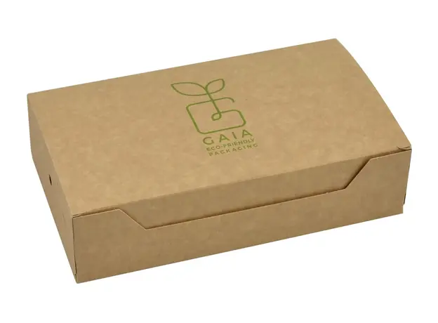 Χάρτινο κουτί για Club Sandwich Gaia Line 22x13x5.5cm Plastic Free - Κουτιά Φαγητού στην Ecocraft