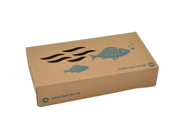 Fish Box Medium (24x13x5.5) - Food Boxes στην Ecocraft