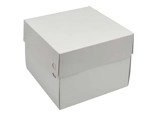 Κουτί τούρτας λευκό 30x30x20cm - Κουτιά Ζαχαροπλαστικής στην Ecocraft