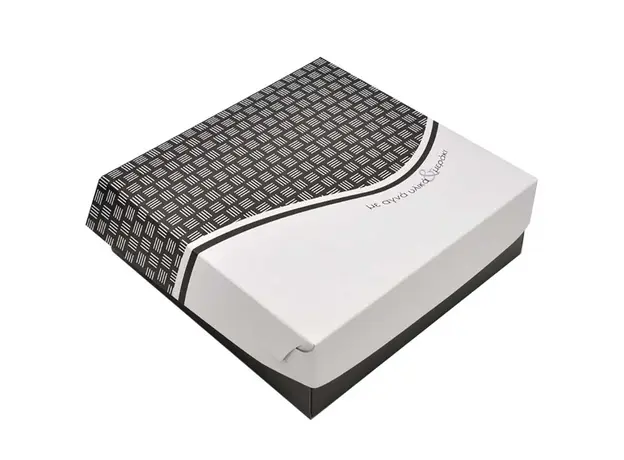 Κουτιά Ζαχαροπλαστικής με ασπρόμαυρο σχέδιο - Κουτιά Ζαχαροπλαστικής στην Ecocraft
