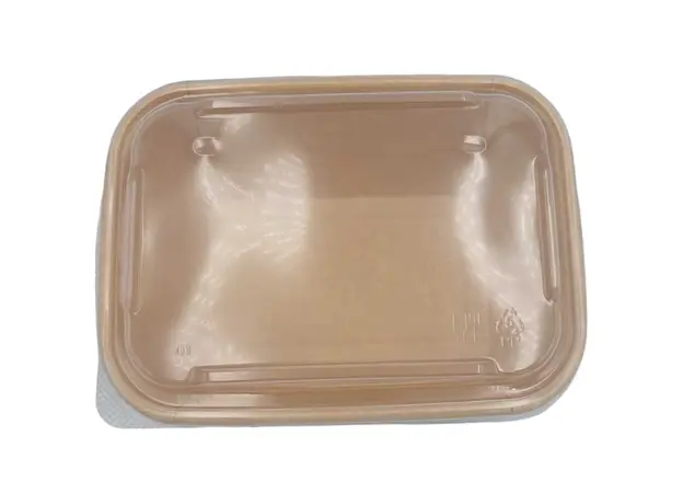 Σκεύος φαγητού Μαύρο Παραλληλόγραμμο 1000ml σετ με πλαστικό καπάκι - 60τμχ - Κουτιά Φαγητού στην Ecocraft