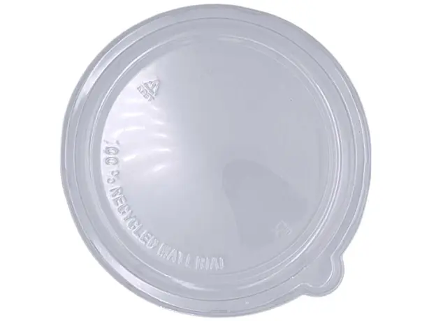 Καπάκι PET για σκεύη Σαλάτας από ζαχαροκάλαμο Στρογγυλό BWΤ32-50τμχ - Βιοδιασπώμενα σκεύη από Ζαχαροκάλαμο στην Ecocraft
