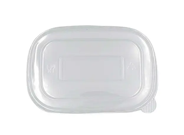 Καπάκι PET για σκεύος φαγητού Kraft παραλληλόγραμμο 580-1000ml 50τμχ - Σκεύη Φαγητού - Σαλάτας στην Ecocraft