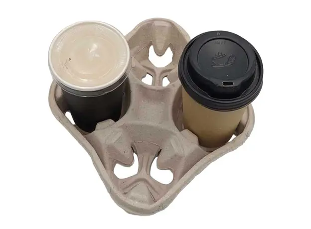 Ποτηροθήκη Μεταφοράς Καφέ (Τύπου Αυγοθήκη) 4 Θέσεων - 220τμχ - Θήκες Μεταφοράς Ποτηριών  στην Ecocraft