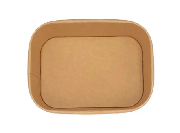 Σκεύος φαγητού Kraft Παραλληλόγραμμο 750ml - 50τμχ - Σκεύη Φαγητού - Σαλάτας στην Ecocraft