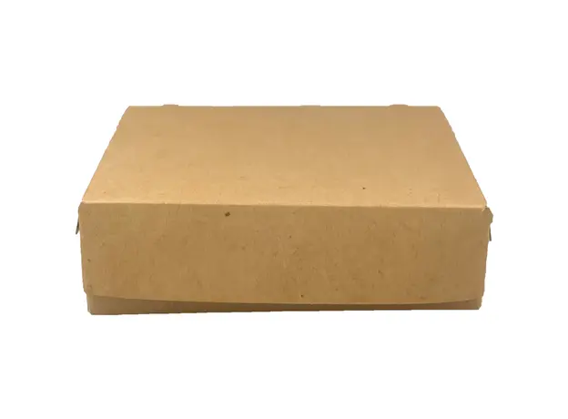 Κουτιά Delivery Ψητοπωλείου Kraft με Αλουμίνιο - Κουτιά Φαγητού στην Ecocraft