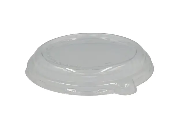 Καπάκι PET για σκεύη Σαλάτας από ζαχαροκάλαμο Στρογγυλό BWΤ32-50τμχ - Βιοδιασπώμενα σκεύη από Ζαχαροκάλαμο στην Ecocraft