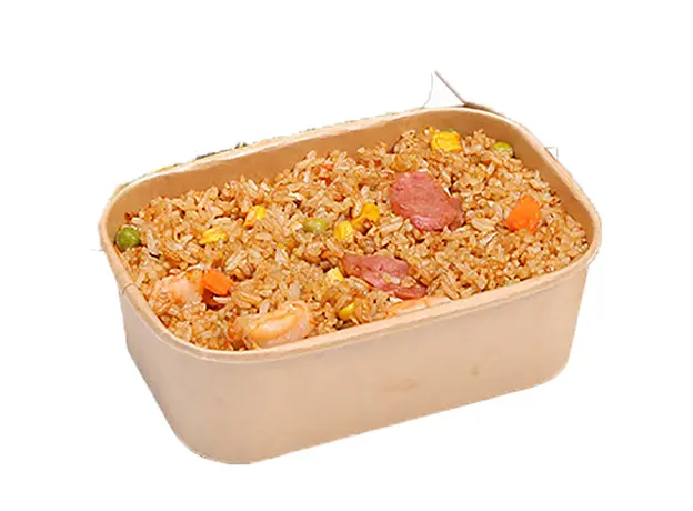 Σκεύος φαγητού Kraft Παραλληλόγραμμο 650ml - 50τμχ - Σκεύη Φαγητού - Σαλάτας στην Ecocraft