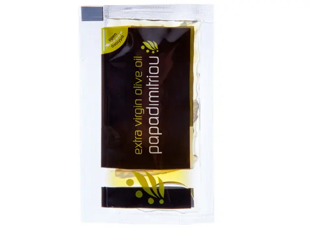 Ατομική μερίδα εξαιρετικό παρθένο ελαιόλαδο σε φακελάκι 10ml Papadimitriou 315τεμ - Λάδι - Ξύδι στην Ecocraft