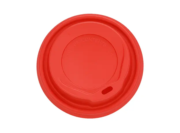 Καπάκι Πιπίλα Κόκκινο για Χάρτινο Ποτήρι 100τμχ - Καπάκια Ποτηριών στην Ecocraft