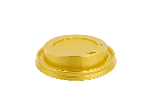 Gold Lind for Paper Cups - Cup Lids στην Ecocraft