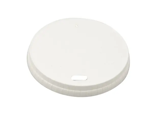 White Paper Sip Thru Lid for Paper Cups 8oz - 50pcs - Cup Lids στην Ecocraft
