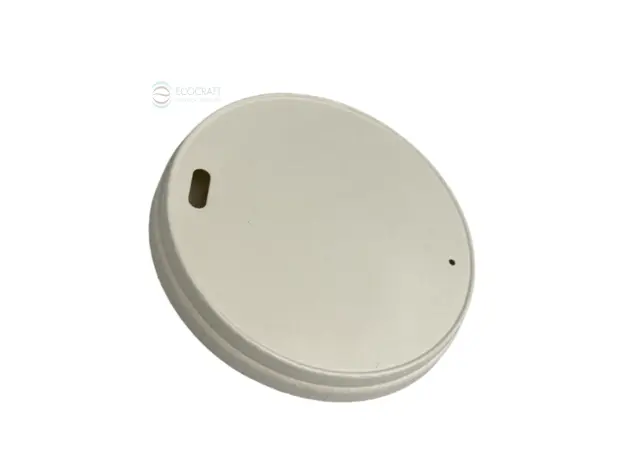 White Paper Sip Thru Lid for Paper Cups 8oz - 50pcs - Cup Lids στην Ecocraft