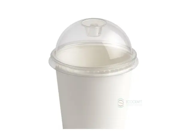 Καπάκι μπομπέ ασφαλείας για χάρτινα ποτήρια 12-16oz 50τμχ - Καπάκια Ποτηριών στην Ecocraft