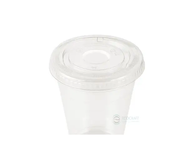 Flat Lid without Hole for ECOPet Cups 100pcs - Cup Lids στην Ecocraft