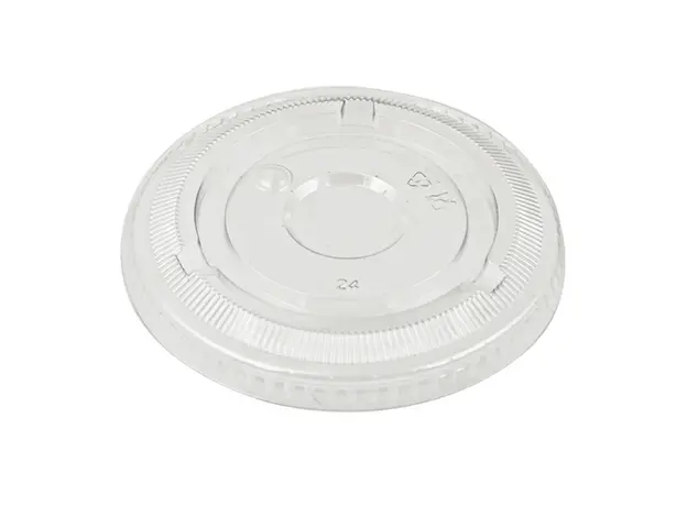 Flat Lid without Hole for ECOPet Cups 100pcs - Cup Lids στην Ecocraft