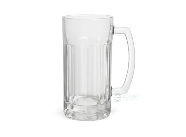 Ποτήρι Μπύρας μεγάλο διαφανές πολυκαρβονικό πολλαπλών χρήσεων - Πλαστικά Ποτήρια  στην Ecocraft