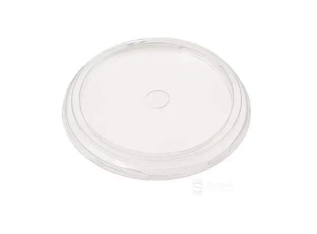 Καπάκι pet ίσιο με τρύπα 95mm για πλαστικά ποτήρια 100τεμ - Καπάκια Ποτηριών στην Ecocraft