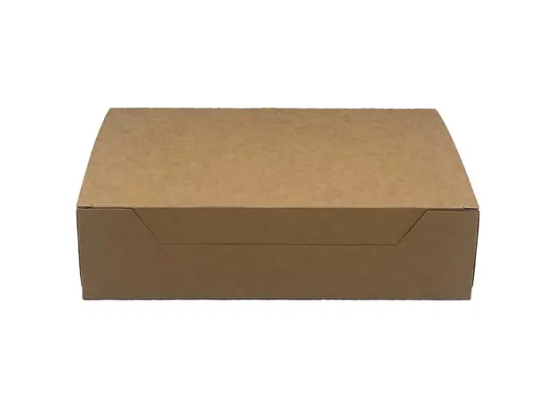 Χάρτινο κουτί kraft για κρέπα - βάφλα  22x18x5.5cm - Κουτιά Φαγητού στην Ecocraft