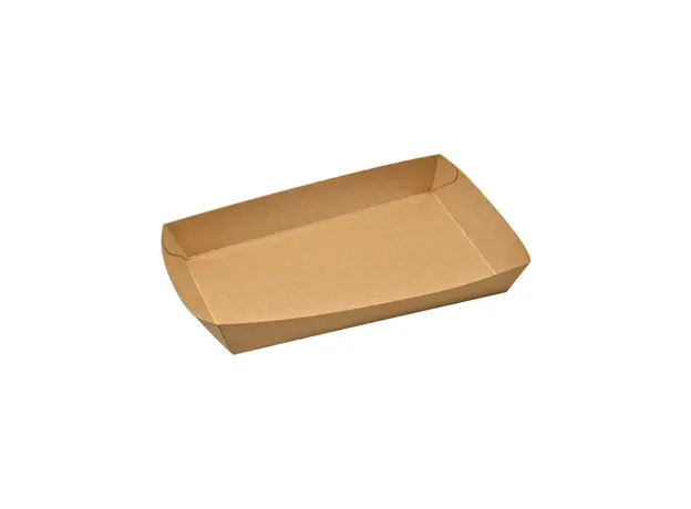 Χάρτινος Δίσκος Σερβιρίσματος Kraft 23X14X3,5cm - Κουτιά Φαγητού στην Ecocraft