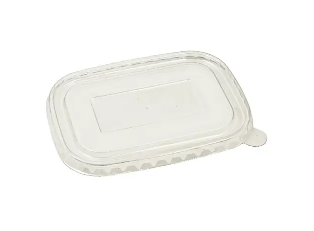 Καπάκι PET για σκεύος φαγητού Kraft παραλληλόγραμμο 580-1000ml 50τμχ - Σκεύη Φαγητού - Σαλάτας στην Ecocraft