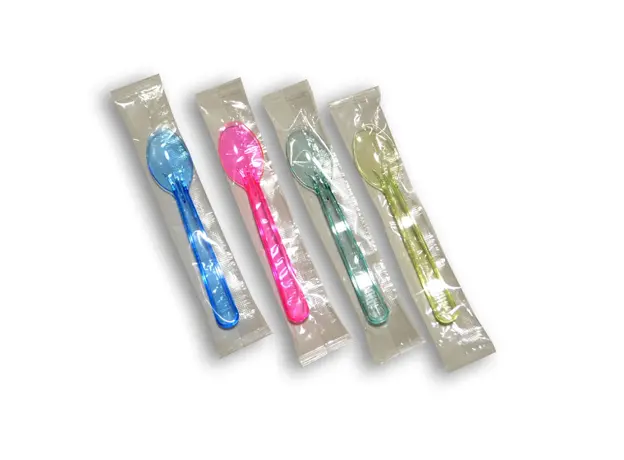 Premium Reusable Ice Cream Spoons Packaged 100pcs - Cutlery Set στην Ecocraft