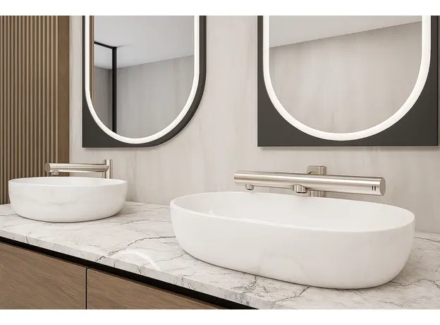 Επιτοίχια αυτόματη βρύση 3 σε 1 με dispenser αφροσάπουνου & ενσωματωμένο στεγνωτήρα χεριών - Dispensers στην Ecocraft