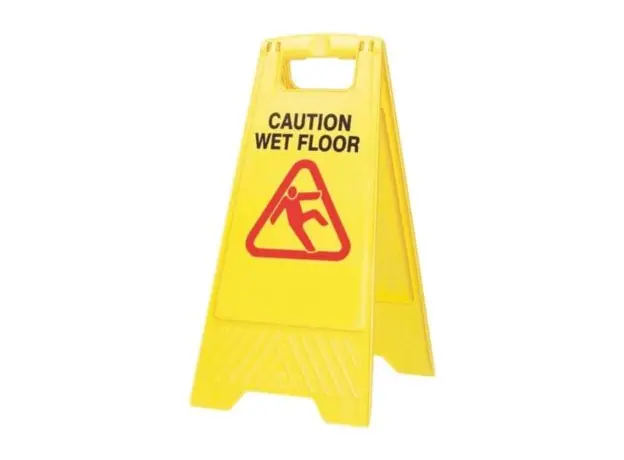 Πινακίδα - Stand ασφαλείας Caution / Wet Floor - Σφουγγαρίστρες στην Ecocraft