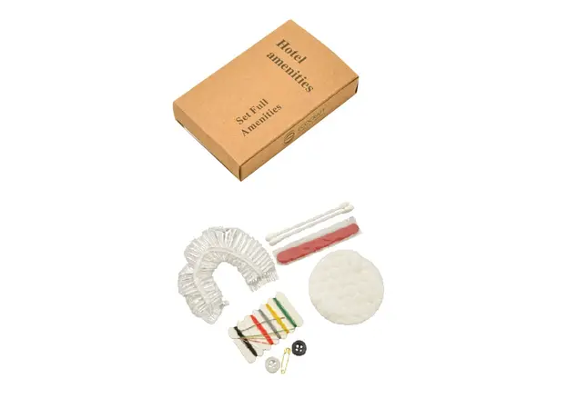 Full Amenities set in ecological Packaging (500pcs) - Hotel Amenities στην Ecocraft