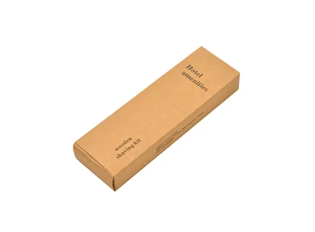 Οικολογικό Σετ ξυρίσματος σε χάρτινο kraft κουτί - Hotel Amenities στην Ecocraft